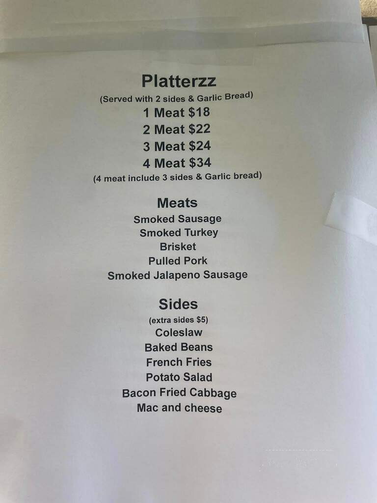 Bullzz-Eye BBQ - Hagerman, ID menu_pic