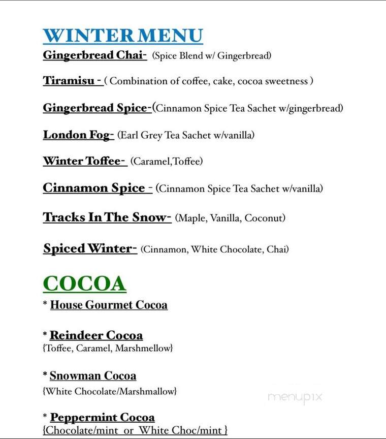 Global Coffee - Saint Johns, MI menu_pic