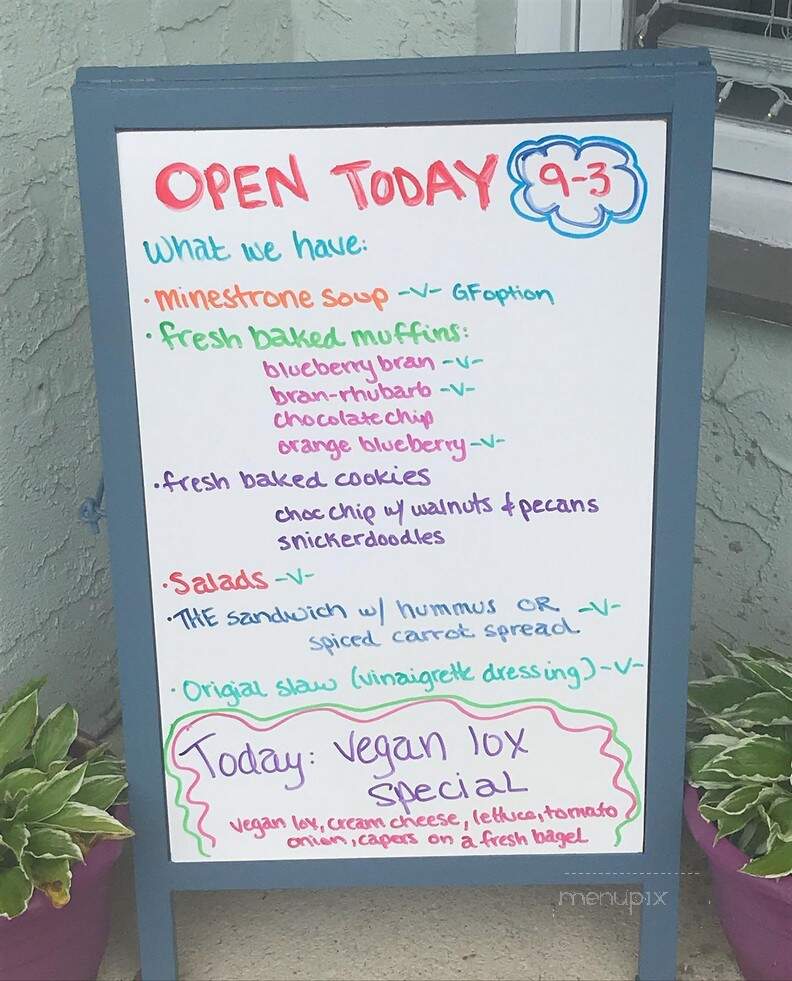 Cabbage Vegetarian Cafe - Skippack, PA menu_pic