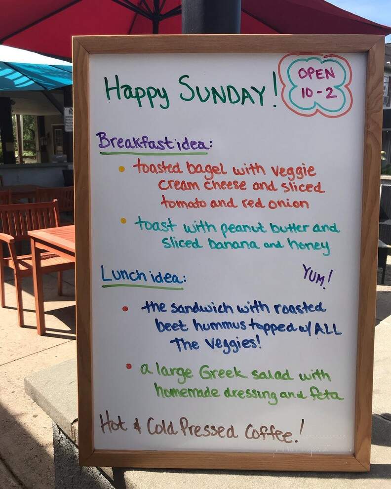 Cabbage Vegetarian Cafe - Skippack, PA menu_pic