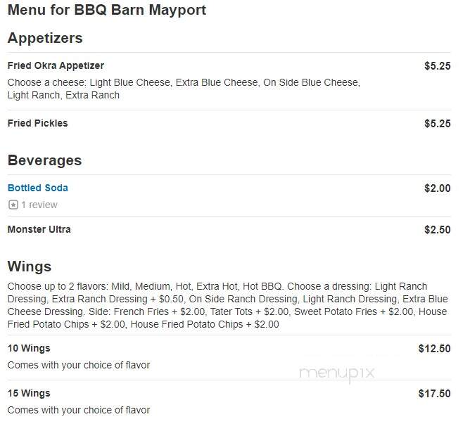BBQ Barn Mayport - Jacksonville, FL