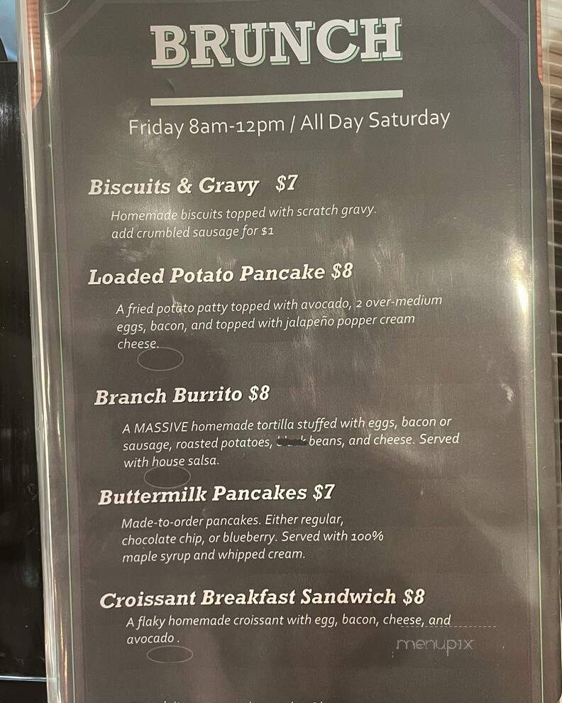 The Branch Coffeehouse - Tuscola, TX menu_pic