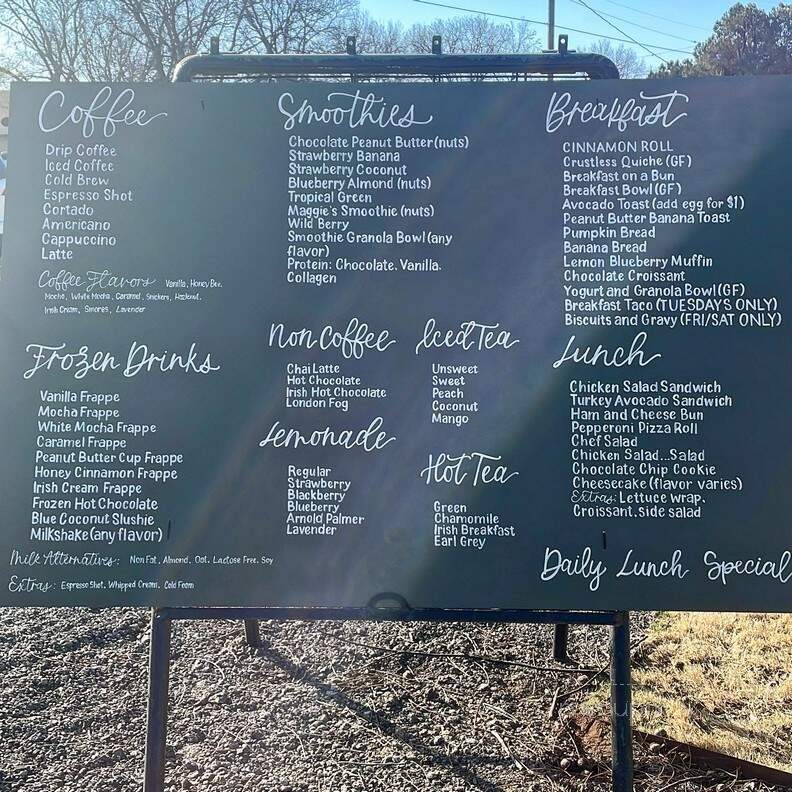 The Branch Coffeehouse - Tuscola, TX menu_pic