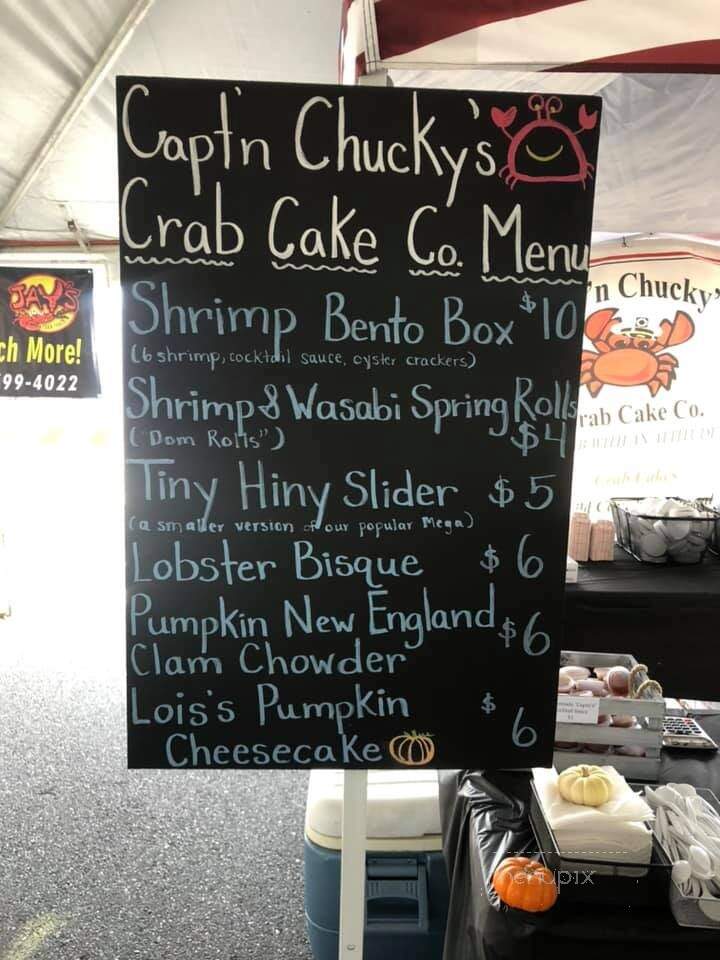 Capt'n Chucky's Crab Cake Co. - Avalon, NJ menu_pic