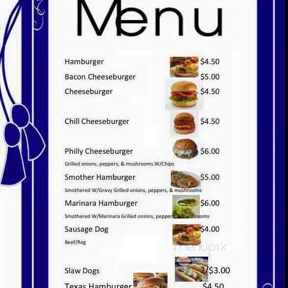 The Grill Reign - Gloverville, SC menu_pic