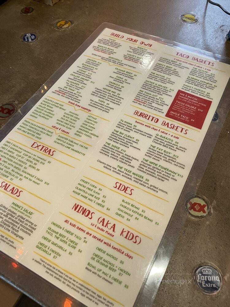Taco Mama - Hoover, AL menu_pic