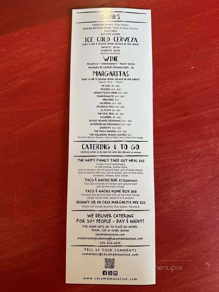 Taco Mama - Hoover, AL menu_pic