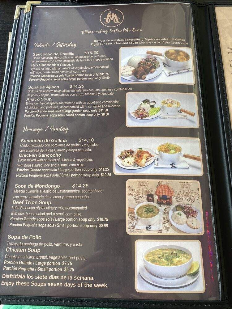Colombian Mountains Cafe - Fort Lauderdale, FL menu_pic