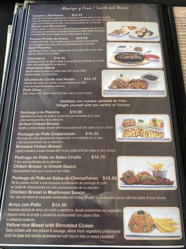 Colombian Mountains Cafe - Fort Lauderdale, FL menu_pic