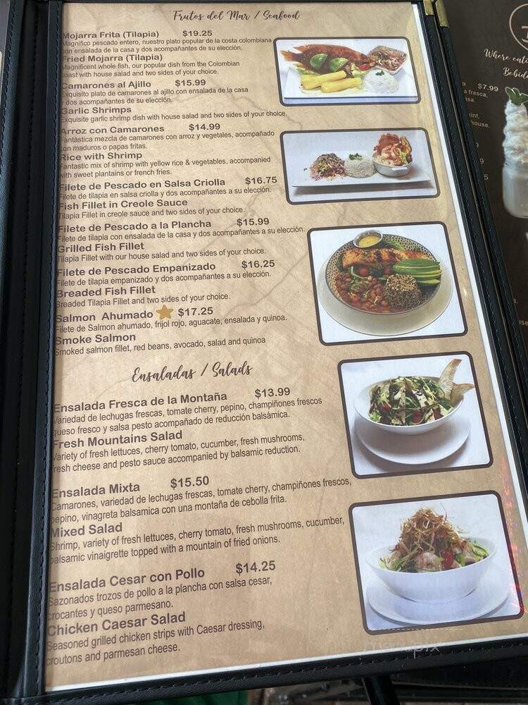 Colombian Mountains Cafe - Fort Lauderdale, FL menu_pic