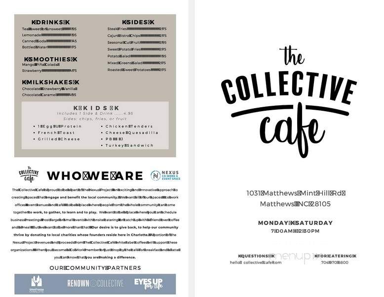 The Collective Cafe - Matthews, NC