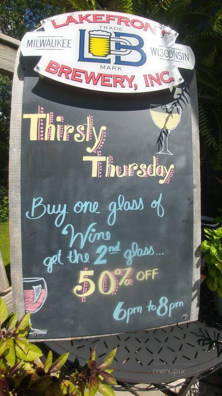 Aaron's Wines & Steins - Wisconsin Rapids, WI menu_pic
