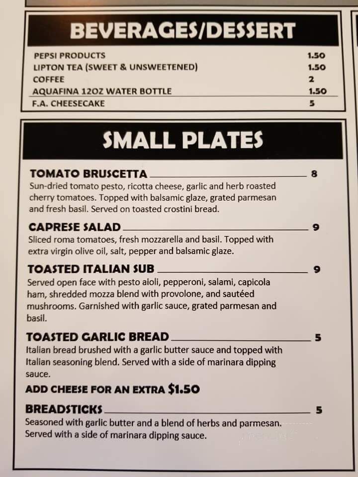 Aaron's Wines & Steins - Wisconsin Rapids, WI menu_pic