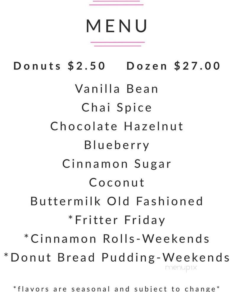 Drop In Donuts - Fort Bragg, CA menu_pic
