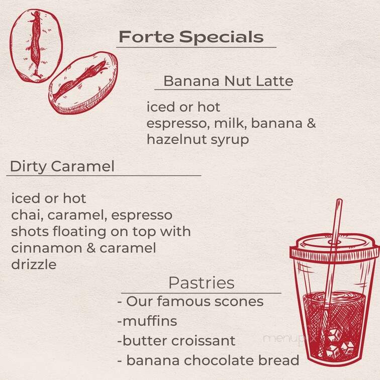 Forte Legato Coffee - Rock Hill, SC menu_pic