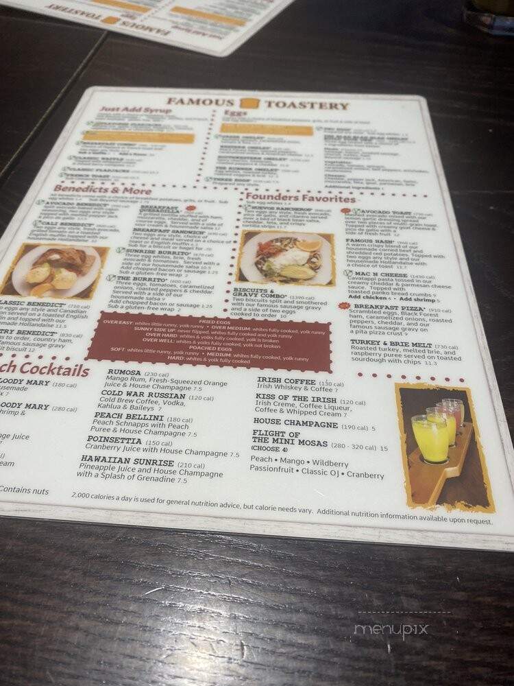 Famous Toastery - Denver, NC menu_pic