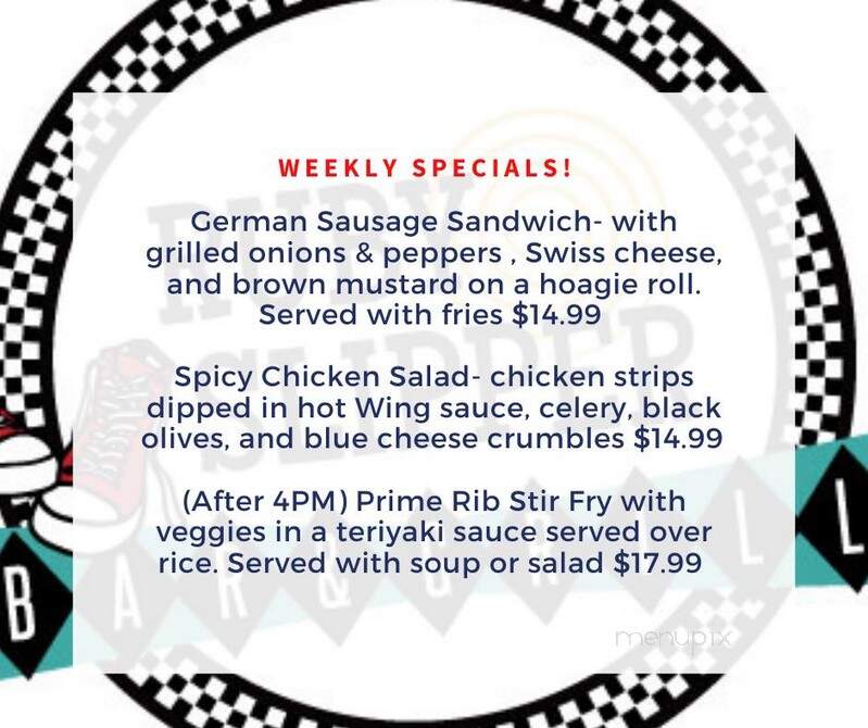 Ruby Slipper Bar and Grill - Port Orchard, WA menu_pic