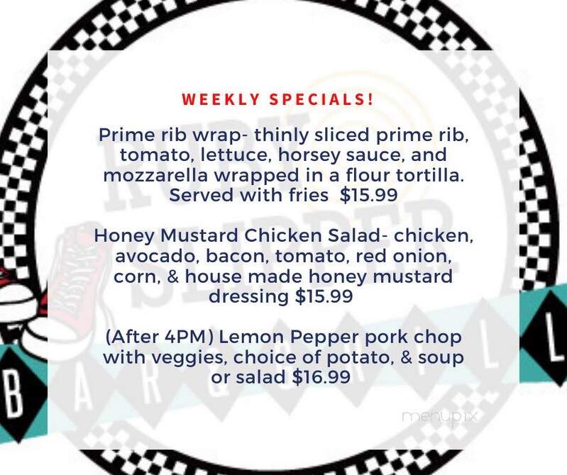 Ruby Slipper Bar and Grill - Port Orchard, WA menu_pic