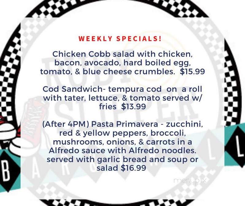 Ruby Slipper Bar and Grill - Port Orchard, WA menu_pic