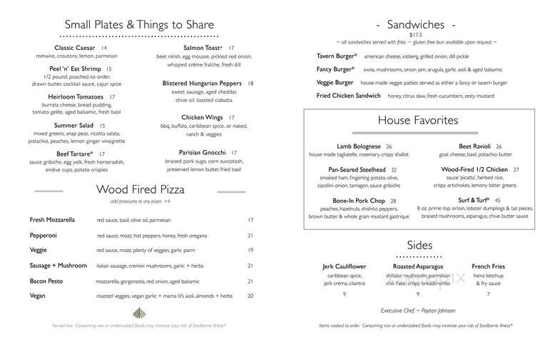 Wooden City - Spokane, WA menu_pic