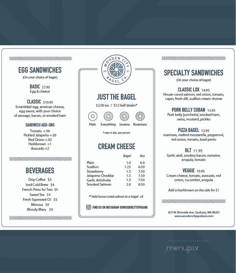 Wooden City - Spokane, WA menu_pic