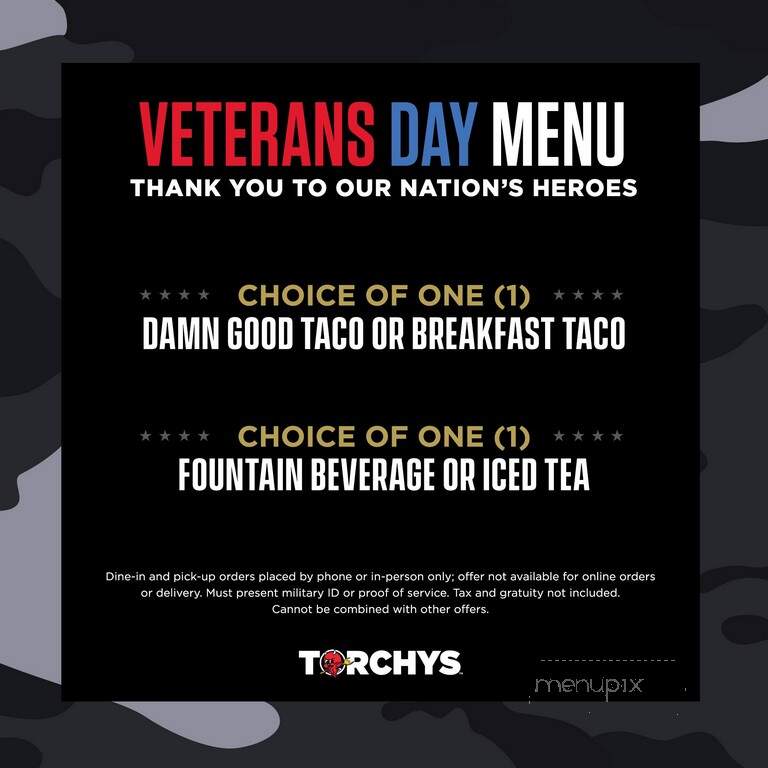 Torchy's Tacos - Abilene, TX menu_pic