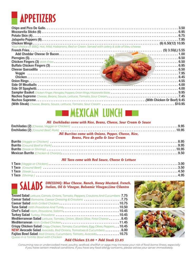 Limeport Deli and Cafe - Coopersburg, PA menu_pic