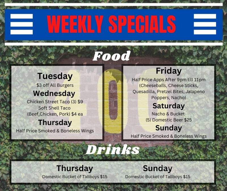 Brick and Ivy - Altoona, IA menu_pic
