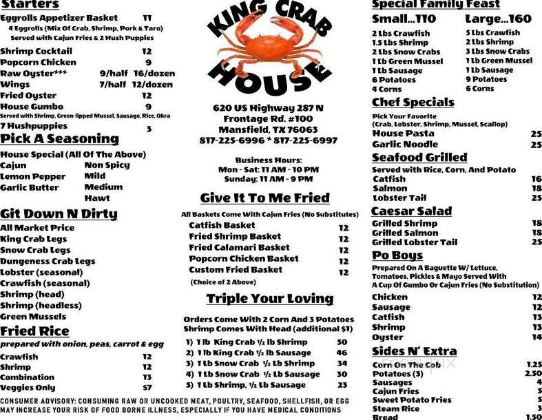 King Crab House - Mansfield, TX