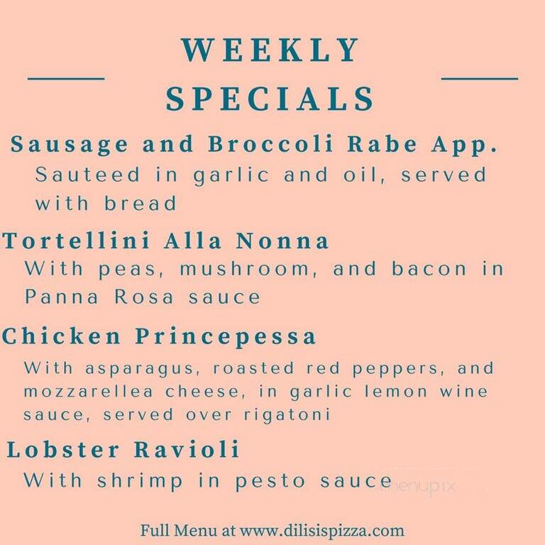 Lascala Pronto - Medford, NJ menu_pic