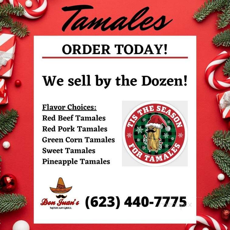 Don Juan's Mexican Grill - Glendale, AZ menu_pic