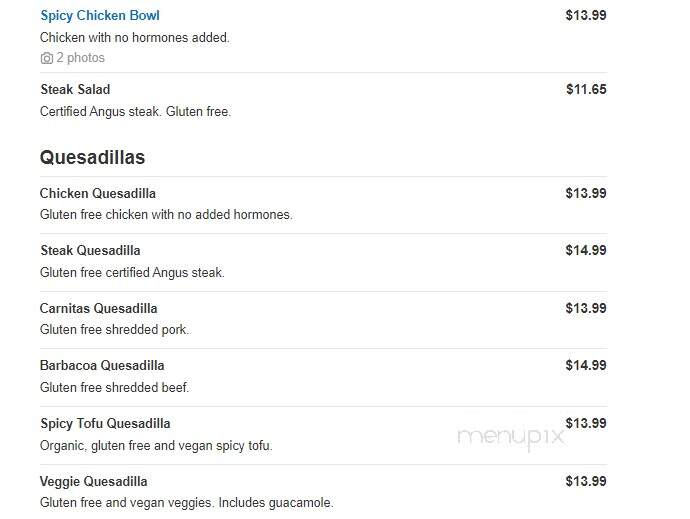 Dosbros Fresh Mexican Grill - Gallatin, TN menu_pic