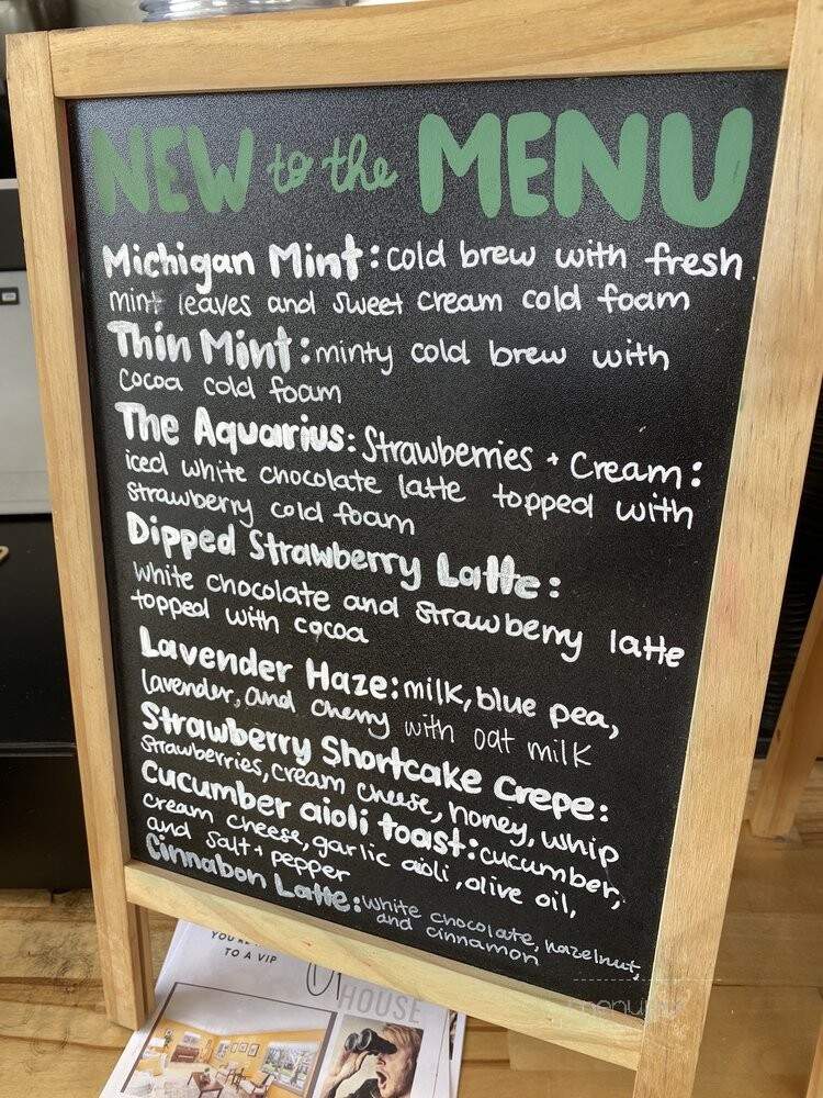 Drip House Coffee - Ann Arbor, MI menu_pic