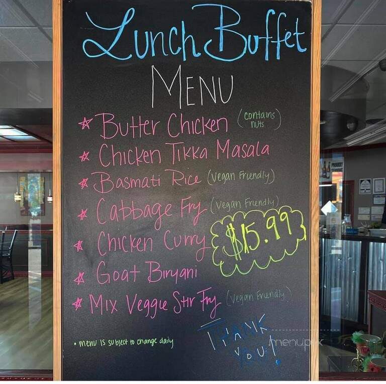 Saffron - Waco, TX menu_pic