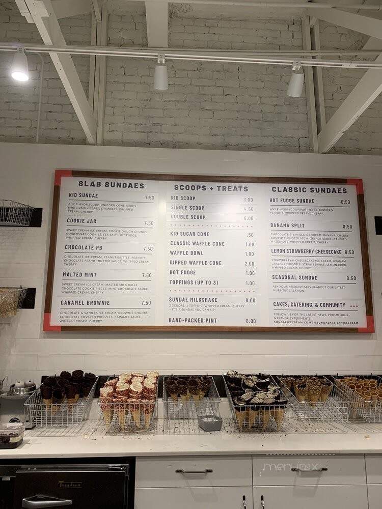 Sundae - Glenwood Springs, CO menu_pic