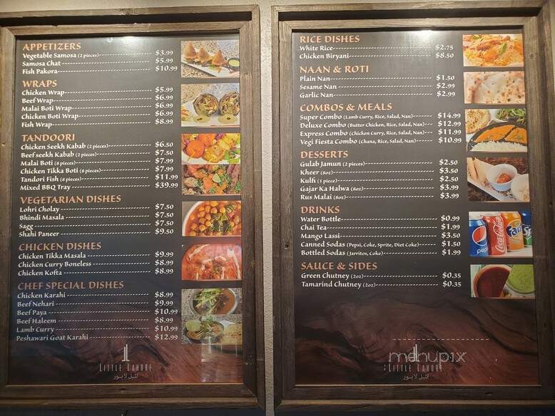 Little Lahore - Lodi, CA menu_pic