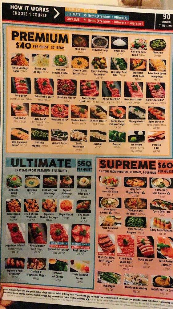 Gyu-Kaku Japanese BBQ - Cincinnati, OH menu_pic