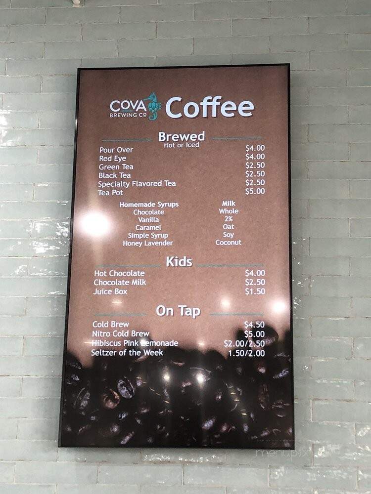 COVA Brewing Company - Norfolk, VA menu_pic