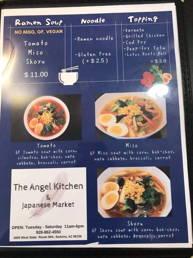 The Angel Kitchen & Japanese Market - Sedona, AZ