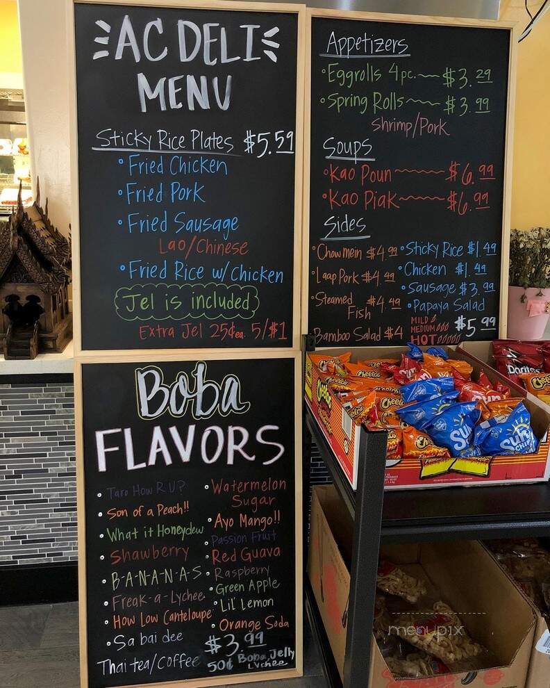 A C Deli - Fresno, CA menu_pic