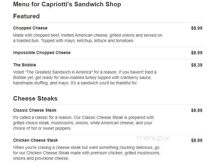 Capriotti's Sandwich Shop - Pickerington, OH