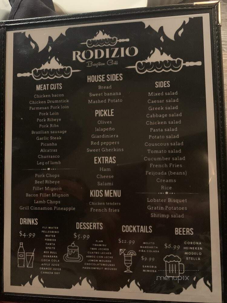 Rodizio Brazilian Grill - Miami, FL menu_pic