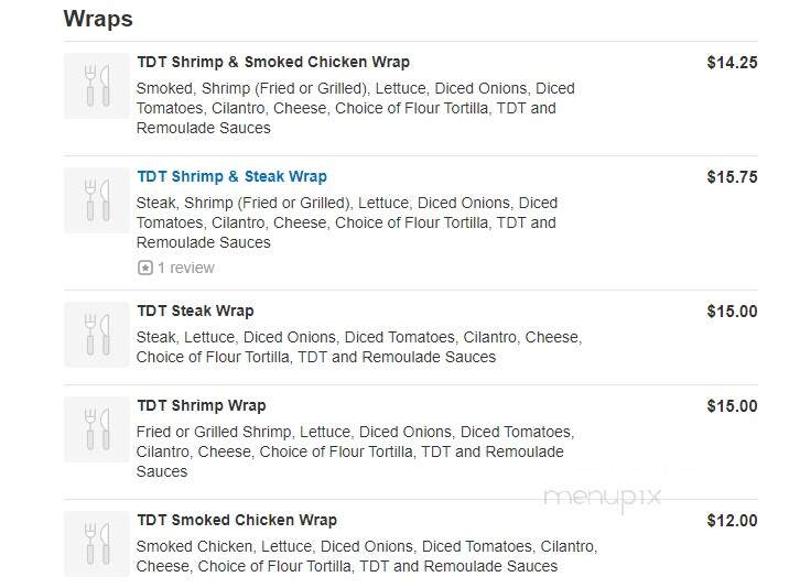 Treat Day Truck - Los Angeles, CA menu_pic