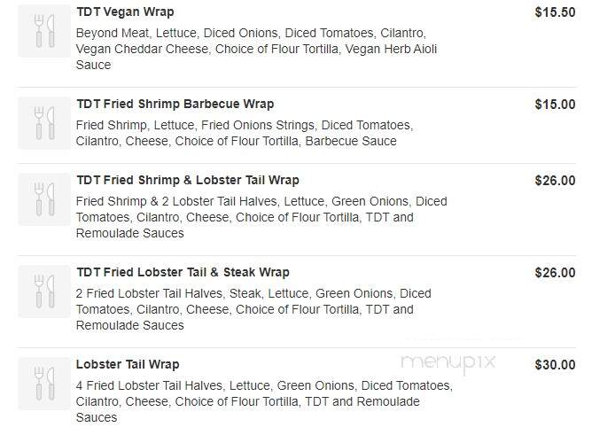Treat Day Truck - Los Angeles, CA menu_pic