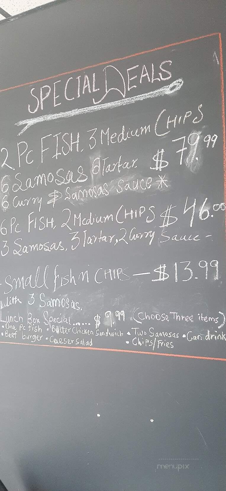Curry & Pint - Winnipeg, MB menu_pic