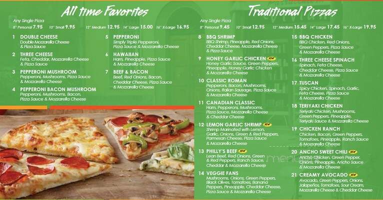 Red Swan Pizza - London, ON menu_pic