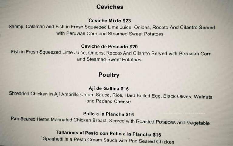 Casa Mia Cafe - Oakville, ON menu_pic