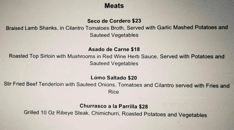 Casa Mia Cafe - Oakville, ON menu_pic
