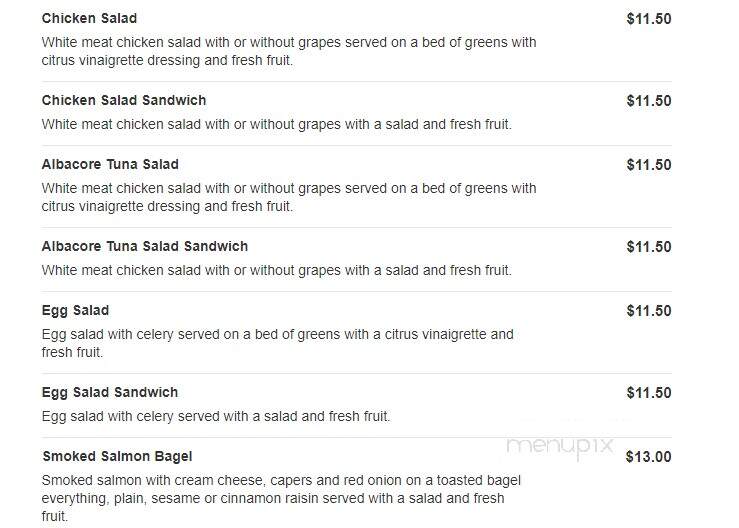 Cricket Corner Cafe - Glenmoore, PA menu_pic