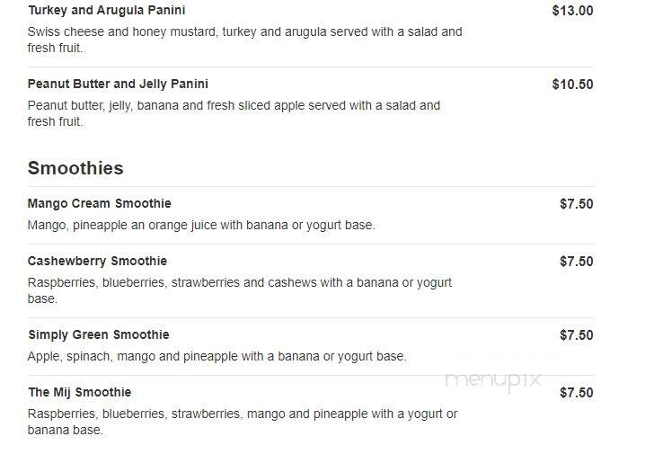 Cricket Corner Cafe - Glenmoore, PA menu_pic